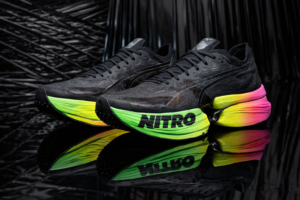 Men’s Nitro Max Performance Running Shoes – Black Neon Cushion Sports Sneakers