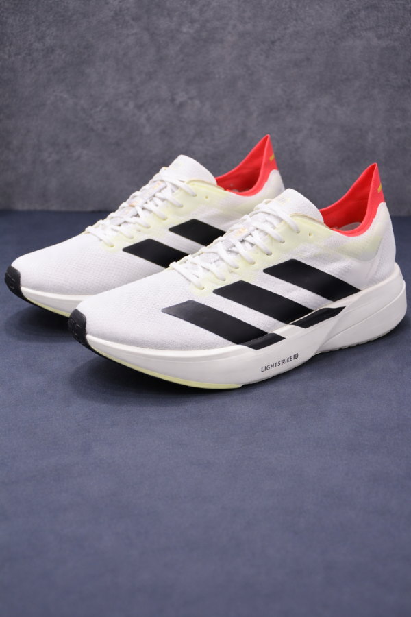 Men’s White Performance Running Shoes – Lightweight Breathable Sports Sneakers