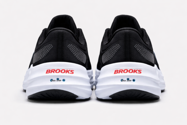 Brooks DNA Amp Performance Running Shoes – Lightweight Cushion Sports Shoes (Black & White)