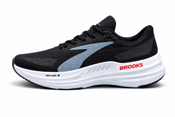 Brooks DNA Amp Performance Running Shoes – Lightweight Cushion Sports Shoes (Black & White)