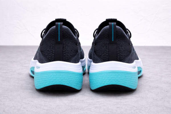 Men’s Air Cushion Performance Running Shoes – Black & Aqua Blue