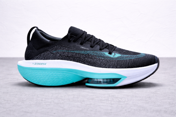 Men’s Air Cushion Performance Running Shoes – Black & Aqua Blue