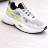 Men’s White & Neon Running Shoes with Nitro Cushion Sole