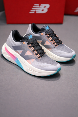 Men’s Premium Grey Multicolor RStylish and performance-ready running shoes with multicolor cushioning and breathable comfort for everyday wear.unning Shoes with FuelCell Cushion