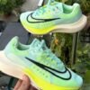 Men’s ZoomX Lightweight Running Shoes – Mint Green & Neon Yellow Sports Sneakers
