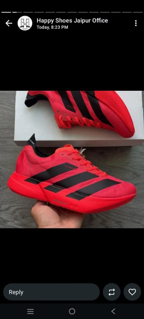 Adidas Adizero Lightstrike Pro Running Shoes – Red / Black Performance Trainers Shoes