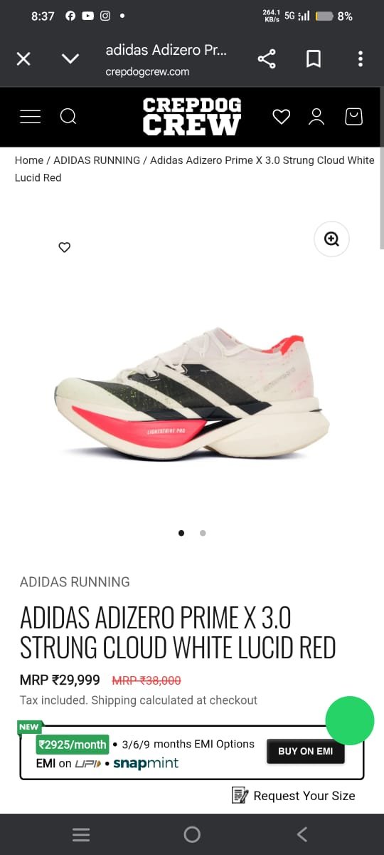 Men’s White Performance Running Shoes – Lightweight Breathable Sports Sneakers