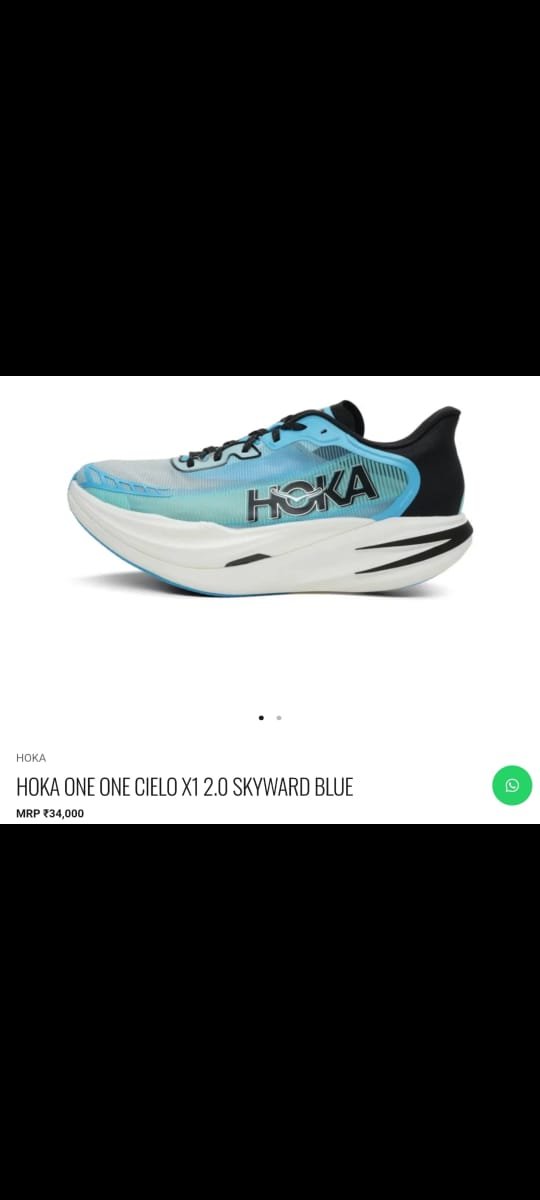 HOKA Cielo X1 2.0 Skyward Blue Lightweight Performance Running Shoes